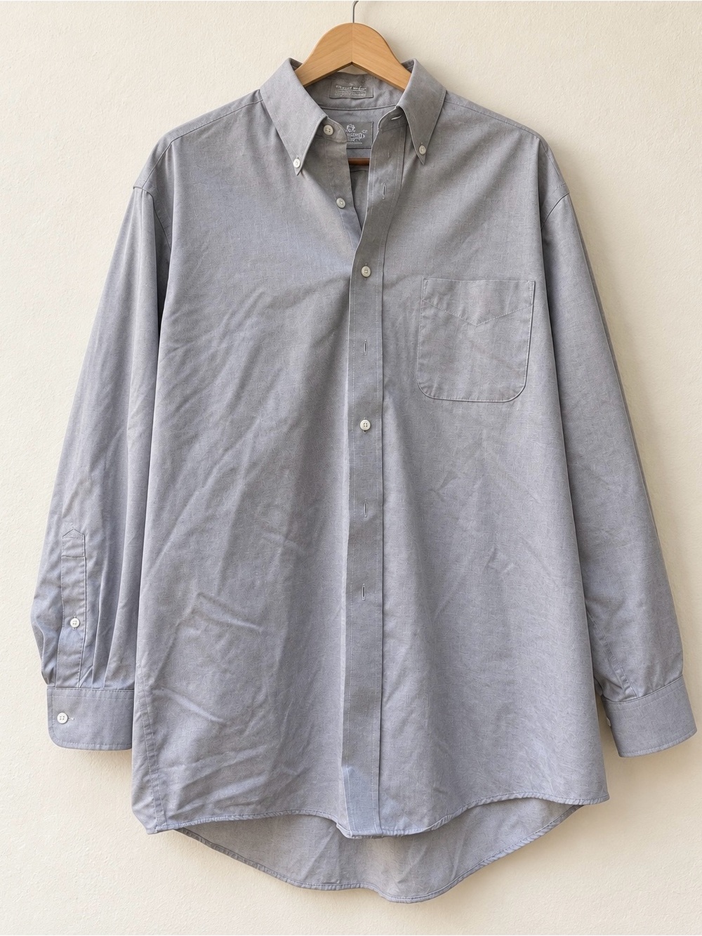 Stafford Men's Button-Down Shirt in Gray